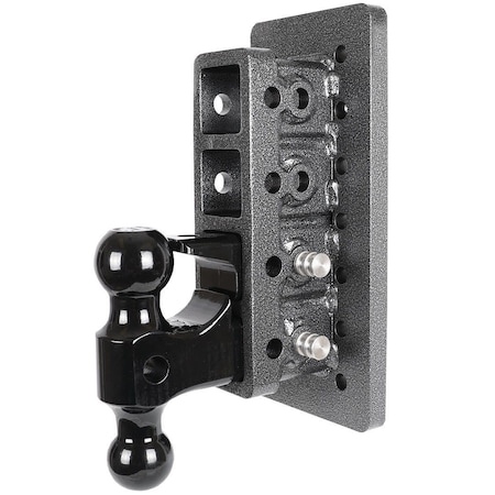 Gen-Y Hitch MEGA-DUTY 2 Bolt-On 7.5 Drop 2K TW 16K Hitch & GH-051 Dual-Ball & GH-032 Pintle Lock GH-124